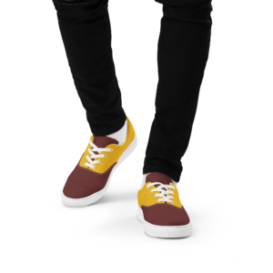 Men’s lace-up canvas shoes