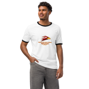 Unisex ringer t-shirt-TCA Mascot